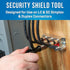 Jonard SST-716 Security Shield Tool with Black Oxide Finish, For 7/16" Hex Shielded F Connectors...