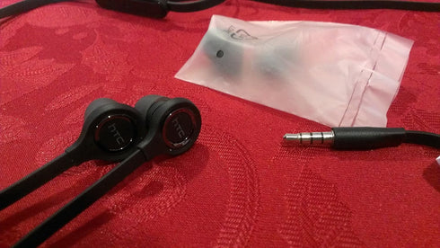 HTC Original OEM RC E190 3.5mm Hands-Free Earbuds Bulk Packaging - Purple...