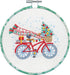 Dimensions Holiday Bicycle Embroidery Kit, 6" D, Multicolor 5......