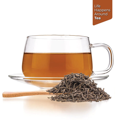 Tealyra - Ripe Pu'erh Tea - 5 Years Aged Loose Leaf - Caffeine Level High - 100% Naturally Processed - Aged Black Tea Pu Er - 113g (4-ounce)...