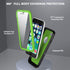ImpactStrong iPhone 7/8 Case, Ultra Protective Case with Built-in Clear Screen Protector Full Body Cover for iPhone 7 2016 /iPhone 8 2017 (Lime Gr...