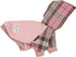 Fitwarm 100% Cotton Girl Plaid Dog Clothes Lightweight Puppy Hoodie Pet Sweatshirt Doggie Hooded Outfits Cat Apparel Pink XX-Large...