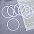 Framendino, 40 Pack Plastic Dreamcatcher Rings Hoops Macrame Rings for DIY Craft 2.87"...