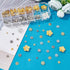 PH PandaHall 278Pcs Bead Caps, 12 Styles Flower Bead Cap Spacers Brass & Alloy Bead Cap Bails End Charm Caps Spacer Beads for Earring Bracelets Ne...