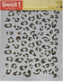 Stencil1 Leopard Repeat Pattern Stencil - Durable Quality Reusable Stencils for Painting - Create Stencil Crafts and Decor - Decor on Walls Fabric...