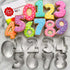 Ann Clark Cookie Cutters Number Cookie Cutters 9-Pc. Set Made in USA...