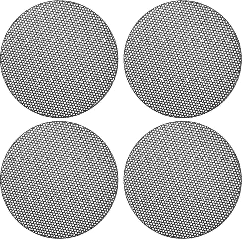 ACROPIX Universal 2.5 Inch Speaker Grills Mesh for Audio Subwoofer 74x4mm Grille without Frame Black - Pack of 4......