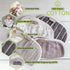 WeeSprout Unisex Organic Towel Cotton Burp Cloths, Set of 4, Four Ultra-Absorbent Layers Keep Clothes Dry, Button Transforms into Baby Bib, Machin...