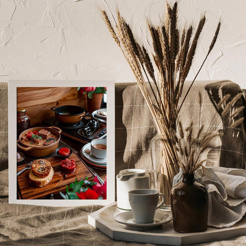 Posterizer 1 pcs-cute Valentine's day dinner for couples-Romantic Art-Holiday Poster Collection-Gift for Couples boyfriend girlfriend Husband Wife...