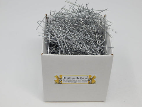 2 Inch Greening Pins (350 Count) - Floral Fern Pins for Straw Wreaths, Holiday Arrangements, & Craft Projects. Bulk Buy Quantities Available for W...