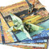 Origami Paper Kit Double Sided 100 Sheets 20 Colors 6 Inch Square Easy Fold Arts Crafts DIY Handwork Origami Papers Beginner Van Gogh and Starry S...
