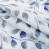 Valance for Windows Watercolor Leaves Print Rod Pocket for Kitchen 52 x 14 Inches, Blue/Gray...