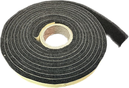 Total Control Black High Temp BBQ Smoker Gasket, Self Stick - Self Stick (1/2 X 1/8 X 15 Feet)...