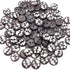 KARMELLING 50PC Dark Coffee Round 2 Holes Wooden Paw Claw Sewing Buttons 15mm(5/8") Dia...
