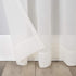 No. 918 Genevieve 2-pack 2-pack Linen Weave Sheer Semi-Sheer Grommet Curtain Panel Pair, 50" x 96", Cream...