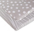 Bassinet Sheet Set 2 Pack 100% Jersey Cotton Grey and White Abstract Stripes and Dots by Ely's & Co....