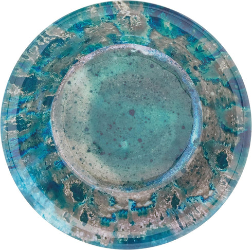 Radiance Teal Melamine 7.5" All Purpose Bowl Set of 6 – Deep Break-Resistant Bowls for Salad, Soup, Pasta, Snacks – Dishwasher Safe, Indoor/Outdoo...