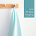 Cacala 100% Turkish Cotton Kitchen Tea Towels, Highly Absorbent Luxury Soft Quick Drying Dish Towel with Hanging Loop for Gym, Yoga, Bath, Sports,...