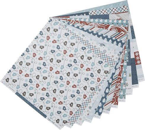 Echo Park Paper Company Love Winter Collection Kit 12-x-12-Inch...