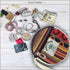 Coin Purse For Women Handmade Hemp Coin Pouch Eco friendly Hippie Boho Wallet Earphone holder (Red)...