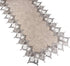 Neutral Earth Tones Lace Long Table Runner, Dresser Scarf, Rustic Bohemian Décor (16Wx72L)...