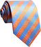 Secdtie Men's Classic Checks Light Blue Jacquard Woven Silk Tie Necktie for men...