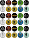 30 x Edible Cupcake Toppers – Wizarding World Inspired Collection of Edible Cake Decorations | Uncut Edible on Wafer Sheet...