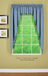 Today's Curtain, Orleans Scallop Curtain, Blue 63" Swagger Pair, 80" W x 63" L, Blue...