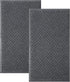 MATALL Front Door Mat 2 Pack Indoor and Outdoor Welcome Mat, Absorbent and Drain Away Water Heavy Duty Entryway Doormat for Front Back Doors, Laun...