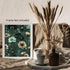 Posterizer 1 pcs-dainty assorted flowers with green background-Floral & Botanical Art-Abstract & Modern Art-Decor for Home & Office- UNFRAMED Wall...