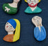 6pcs Fridge Magnets Set, 3D Resin Magnet Refrigerator Stickers, Cute Character Shaped Magnets Home Refrigerator Stickers Creative Cute Character S...