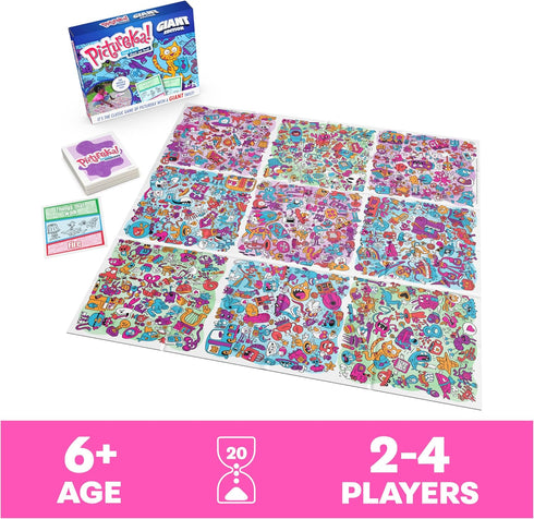 Pictureka Giant Board Game - Fun Family Game with Big Mat & Cards for Kids Ages 6+...