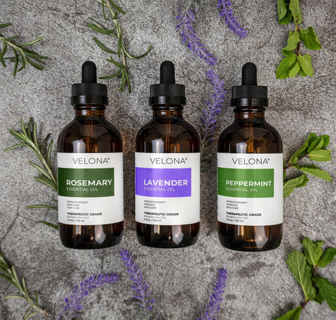 velona Lavender Essential Oil by Velona - 4 oz | Therapeutic Grade 100% Pure and Natural | for Aromatherapy Diffuser, Massage, Skincare, Haircare,...