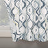 No. 918 Barker Geometric Semi-Sheer Rod Pocket Kitchen Curtain Valance and Tiers Set, 54" x 36", White...