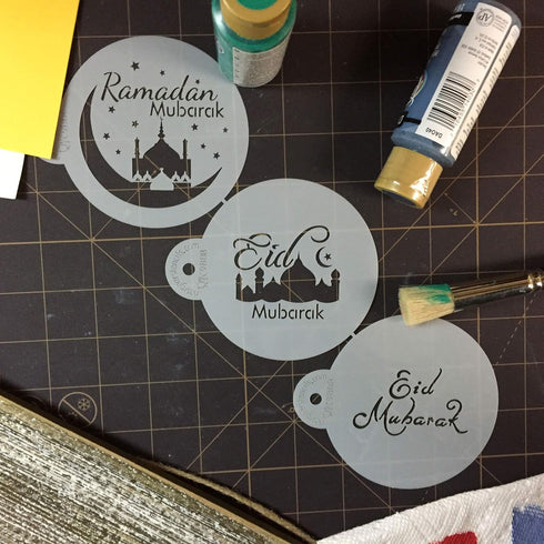 Eid Mubarak Cookie Stencil Set by Designer Stencils...