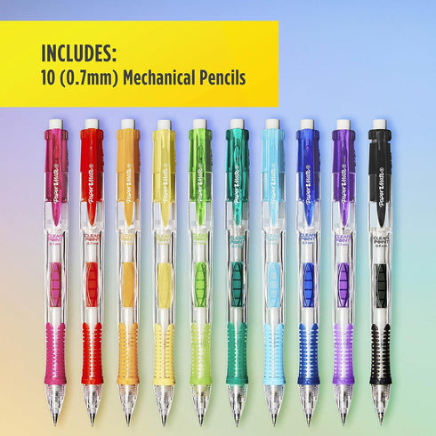Paper Mate Clearpoint Mechanical Pencils 0.7mm, HB #2 Pencil Lead, 2 Pencils, School Supplies, Teacher Supplies, Drawing Pencils, Sketching Pencil...