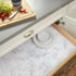 Con-Tact Brand Grip Prints Shelf Liner, Durable and Non-Adhesive Liners, Non-Slip Drawer and Cabinet Liner, 18" x 4', Carrara Marble, Pack of 1 Ro...