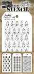 Stampers Anonymous MST032 Tim Holtz Mini Layered Stencil 3/Pkg-Set #32...