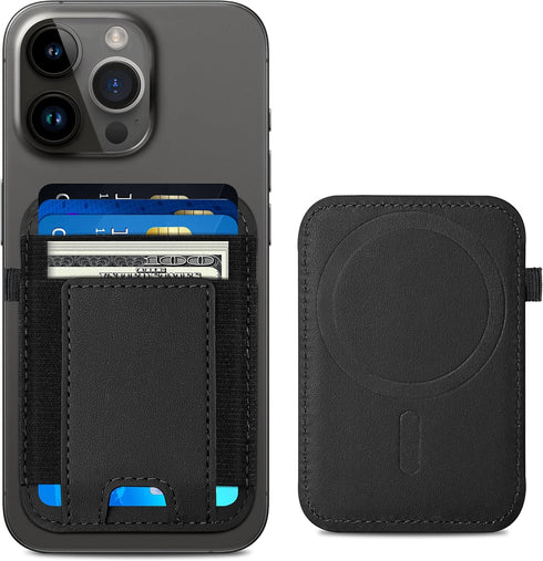 For Magsafe Wallet, Strong Magnetic Wallet for iPhone 15/14/13/12 Series, Magnetic Card Holder Wallet for iPhone Wallet Magsafe with 2 Card Slots,...