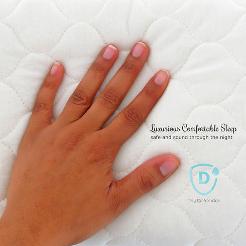 Organic, Waterproof Natural Quilted Fitted Portable/Mini Crib Pad Cover...