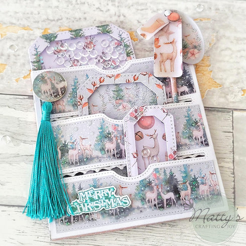 Stitched Slots Pocket Die Cut Set - Large Pocket Die, Metal Cutting Dies for Card Making, Paper Crafting, Scrapbooking Supplies - by Matty's Craft...
