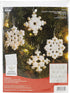 Bucilla Elegant Christmas Snowflakes Felt Applique Ornament Kit, 16 Piece...
