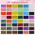 UOONY 7200pcs 48 Colors 4mm Glass Seed Beads for Jewelry Making Kit, Friendship Bracelet Beads, Glass Beads for Bracelets, Beads Set for Charm Nec...