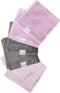 Copper Pearl 6 Ultra Soft Baby Bath Washcloths Premium Large Soft Lily (Purple/Lavender/Gray) 11" x 11" Towels...