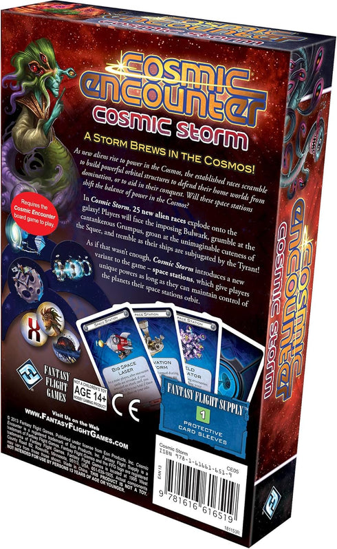 Cosmic Storm Board Game EXPANSION - Classic Strategy Game of Intergalactic Conquest for Kids and Adults, Ages 14+, 3-5 Players, 1-2 Hour Playtime,...