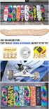 TROUBLE SKATEBOARDS Blank Wheels 53mm Skateboard White Blanks (W1)...