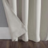 Sun Zero Easton Energy Saving Blackout Tab Top Curtain Panel, 40" x 84", Pearl...