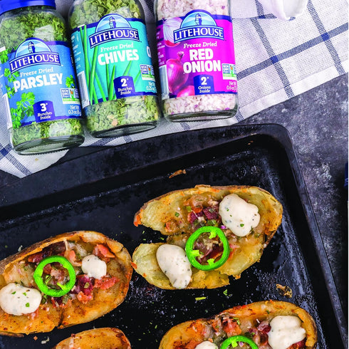 Litehouse Freeze Dried Red Onion - Substitute for Fresh Red Onion, Jar Equal to 2 Red Onion Fresh, Organic, Red Onion Seasoning, Non-GMO, Gluten-F...