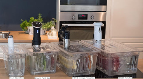 LIPAVI C10L-GO Lid for LIPAVI C10 Sous Vide Container, with precision cut-out for the Gourmia GSV130-140-150 / Wancle/Chefman/VAVA/NutriChef Royal...