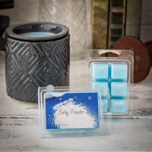 Baby Powder Scented Melt- Maximum Scent Wax Cubes/Melts- 1 Pack -2 Ounces- 6 Cubes...